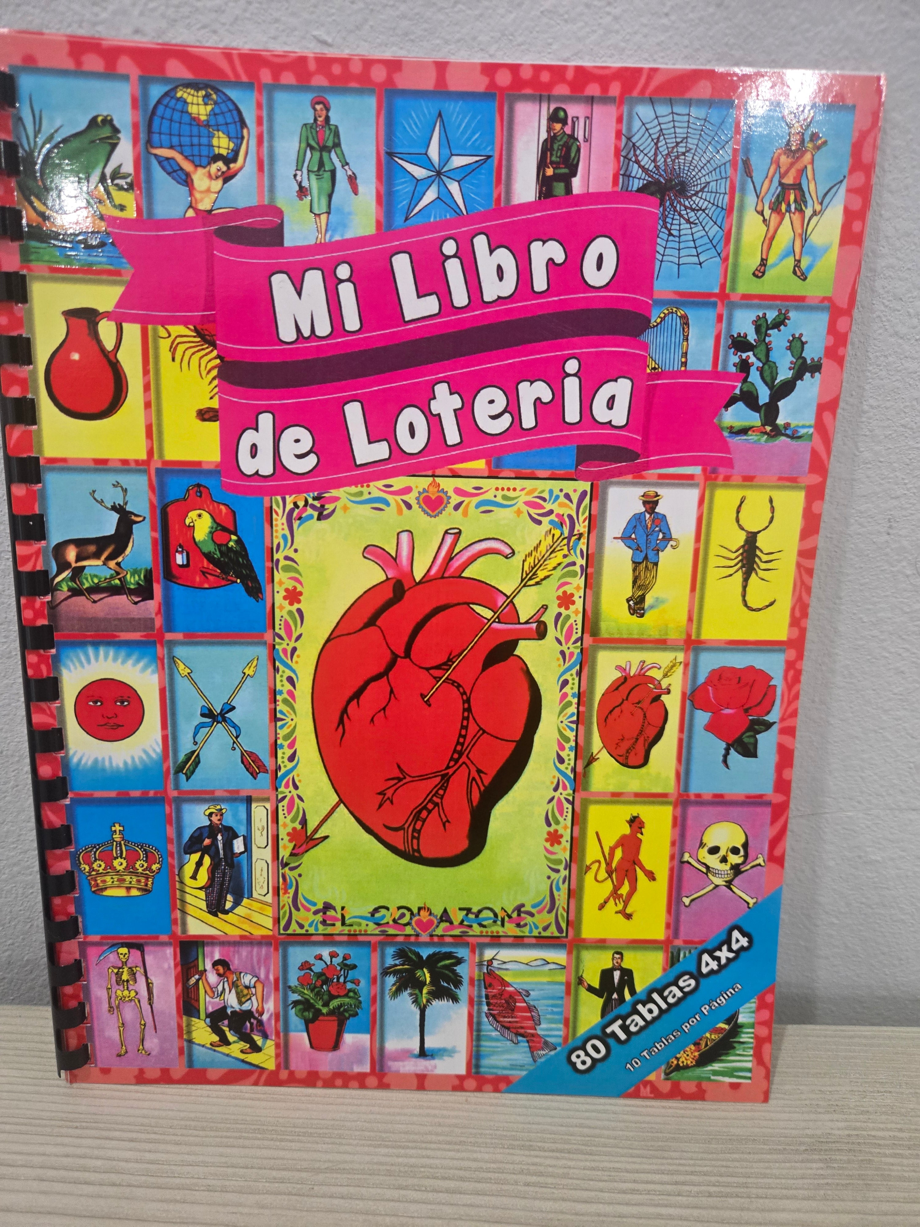 Loteria Book 80 Cards Libro de Loteria 80 Cartas