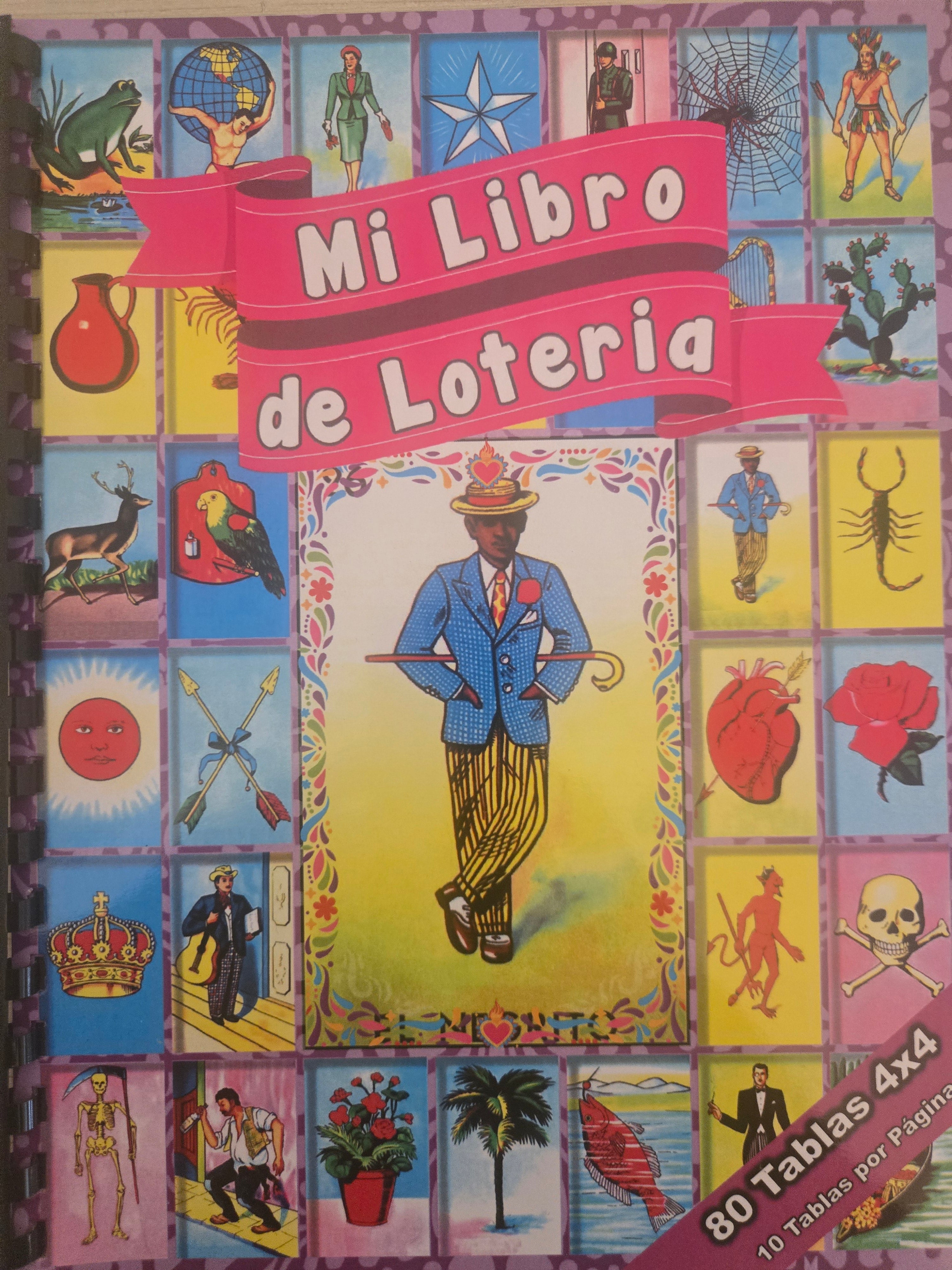 Loteria Book 80 Cards Libro de Loteria 80 Cartas