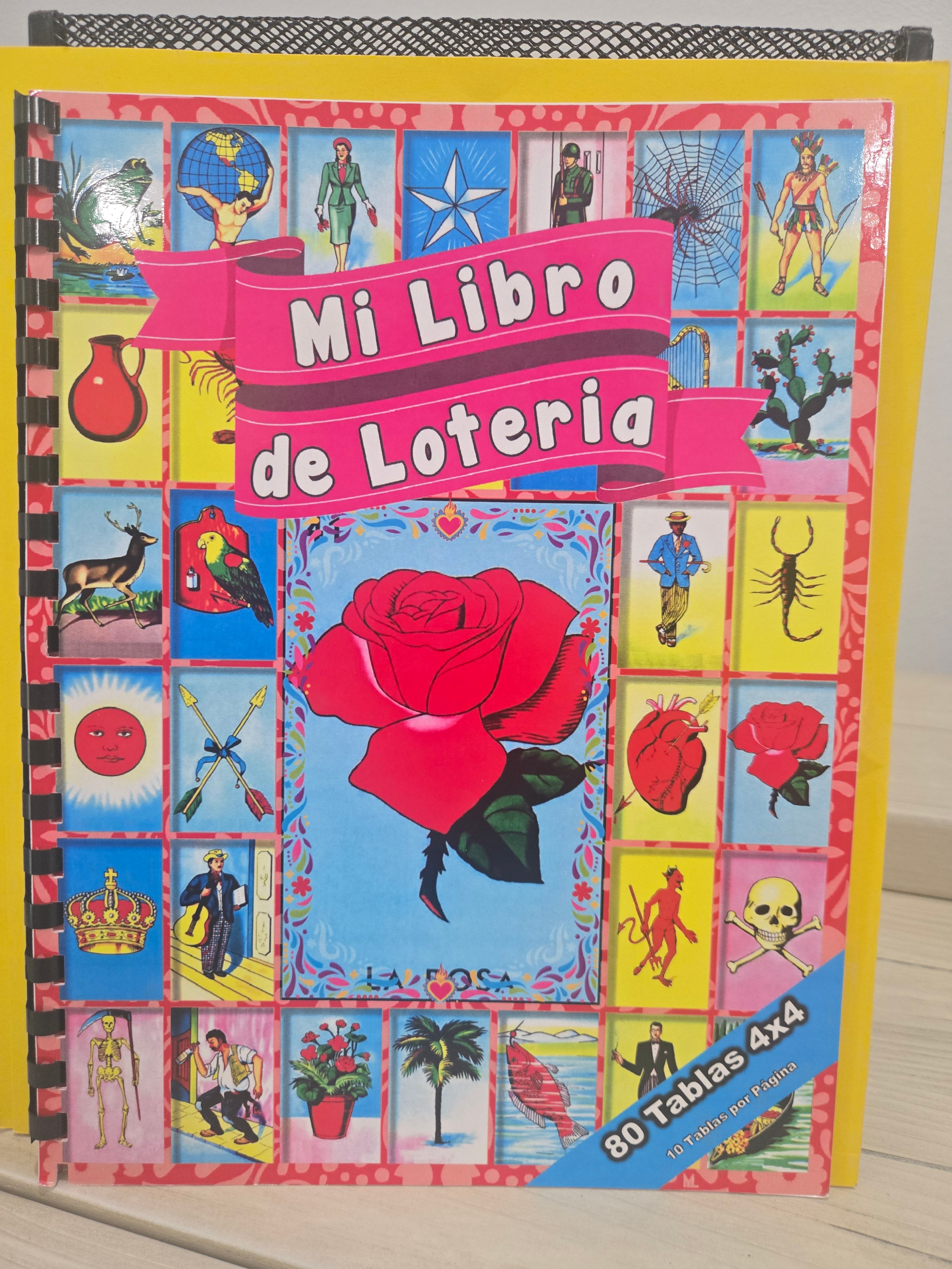 Loteria Book 80 Cards Libro de Loteria 80 Cartas