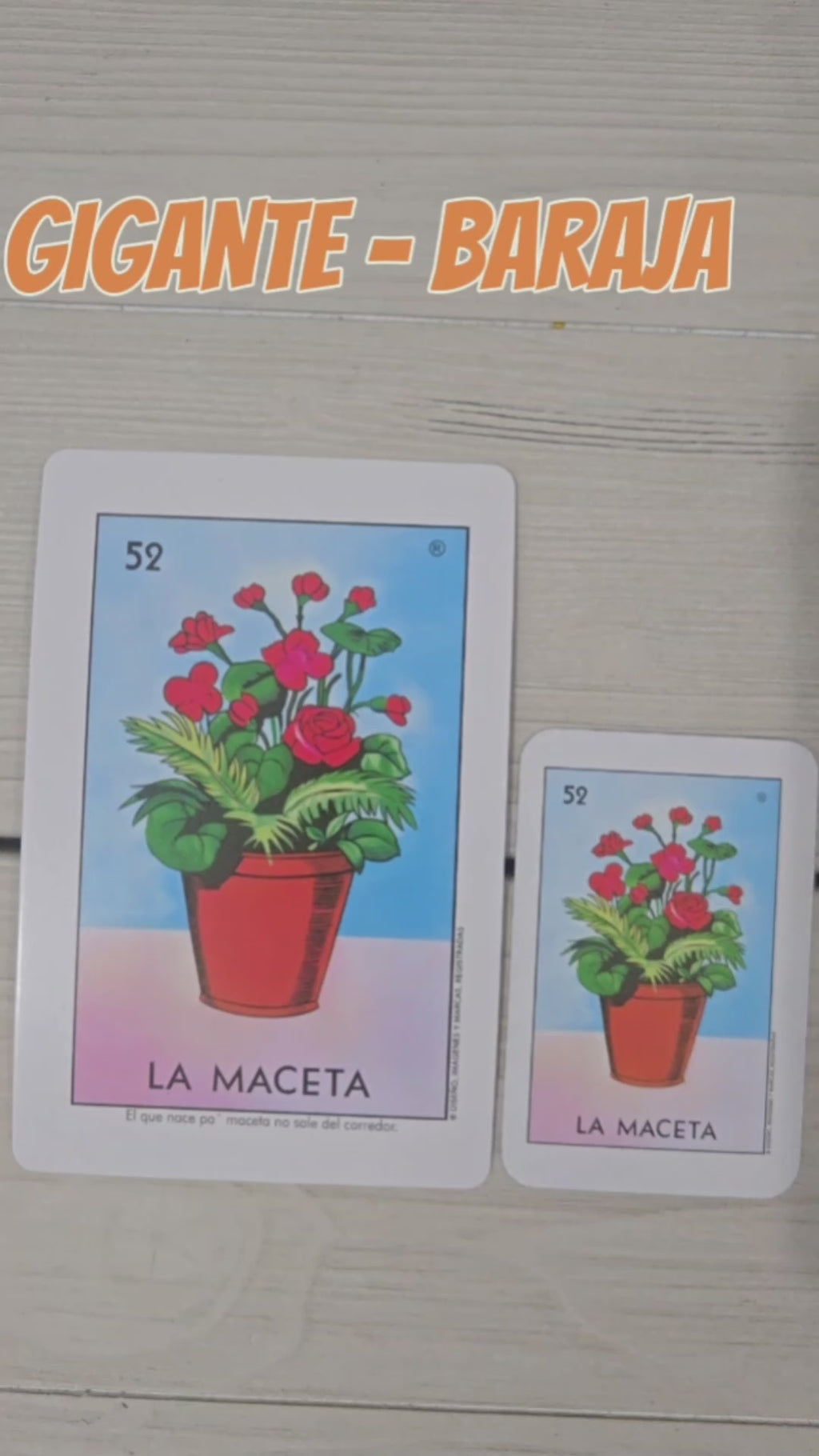 Jumbo Loteria Deck