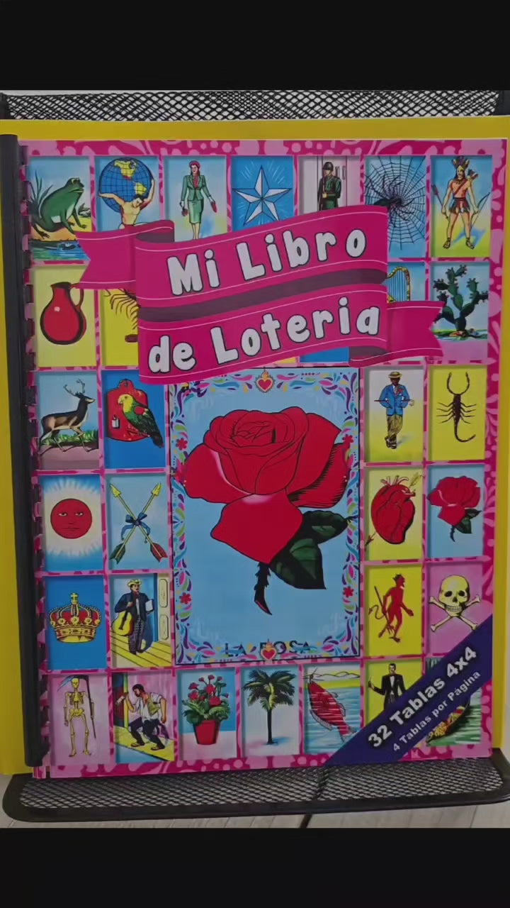 Loteria Book 32 Cards - Libro de Loteria 32 Cartas