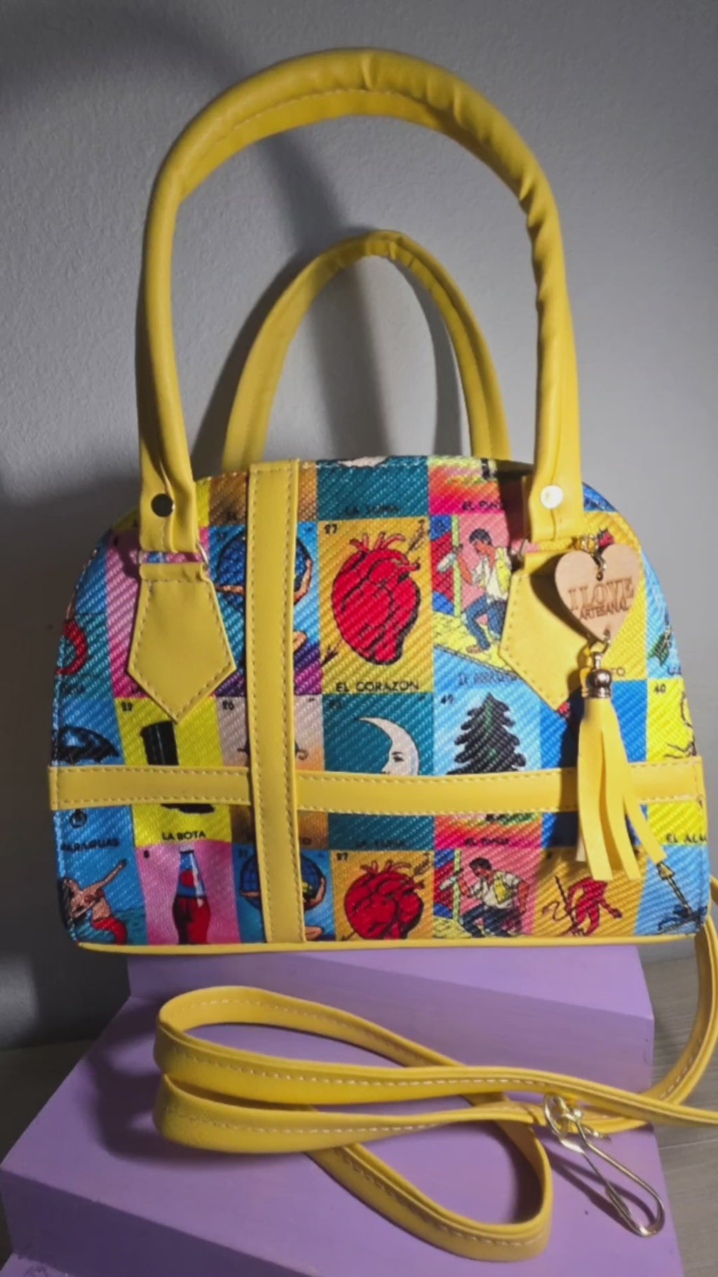 Sunshine Loteria Crossbody Purse