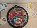 Mexican Loteria Spinning Wheel Game with Cards | Family Party Game | Lotería Roulette Set